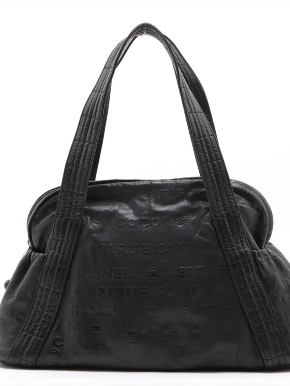 Chanel Ultra Rare Bowler Bag A84 MOG